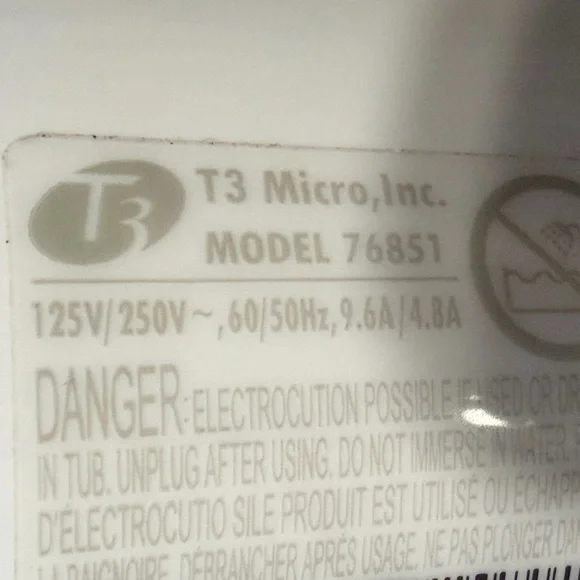 T3 Travel Size Hair Dryer - Picture 11 of 12